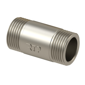 Удлинитель, латунь, наружная/наружная резьба 21х1/2"L50, хромированный, RTP