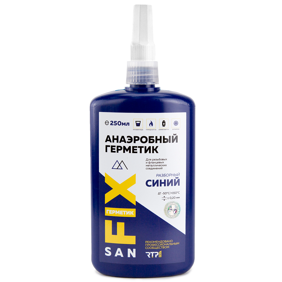 Герметик анаэробный 250,синий,SANFIX