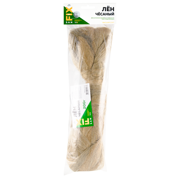 Лён сантехнический чесаный 200 гр., SANFIX