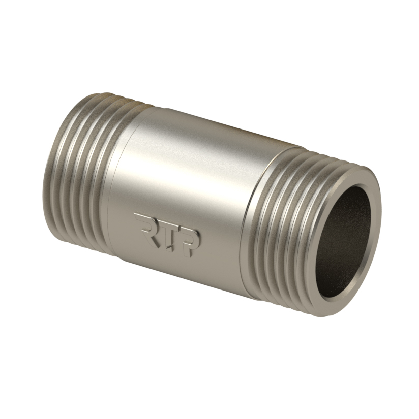Удлинитель, латунь, наружная/наружная резьба 21х1/2"L 60, хромированный, RTP
