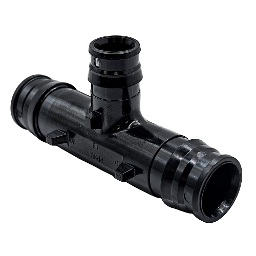 Тройник переходной радиальный PPSU 25x20x20, черный,RTP