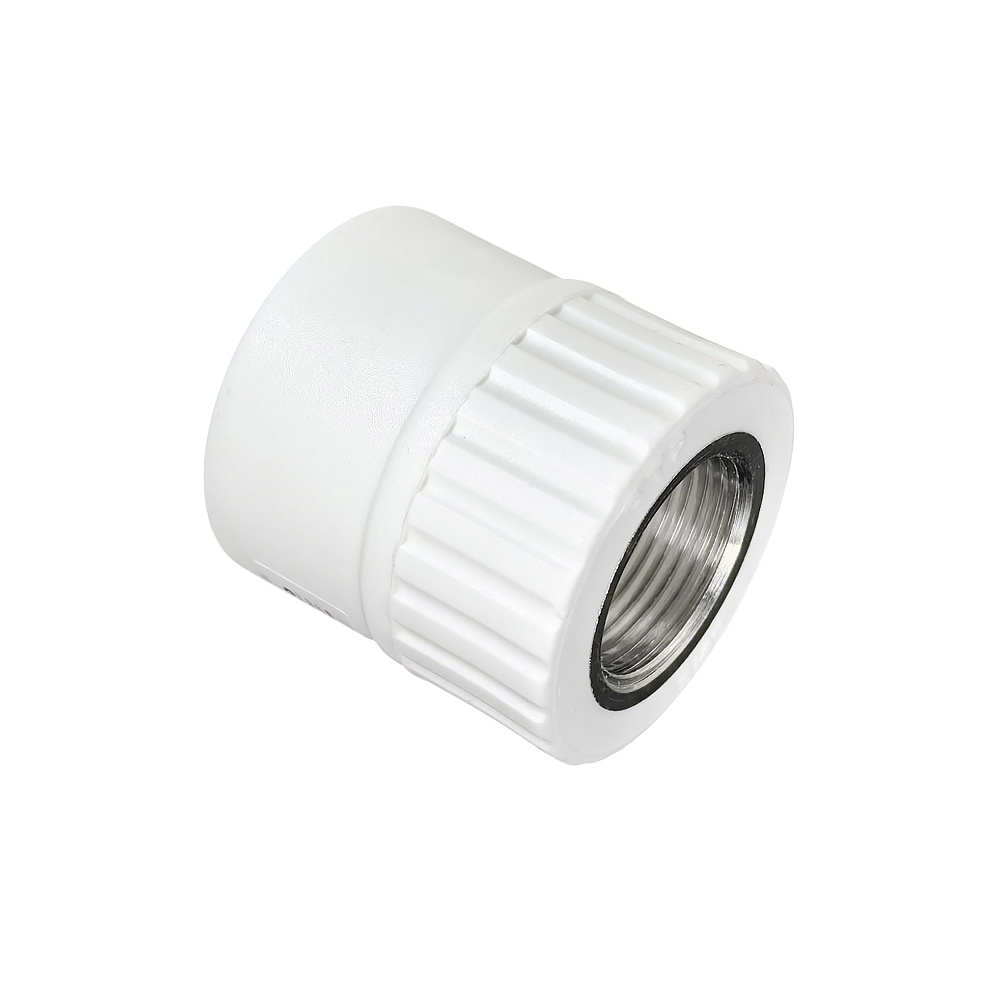 Муфта комбинированная PPR внутренняя резьба 25х1/2,  белый, РТП