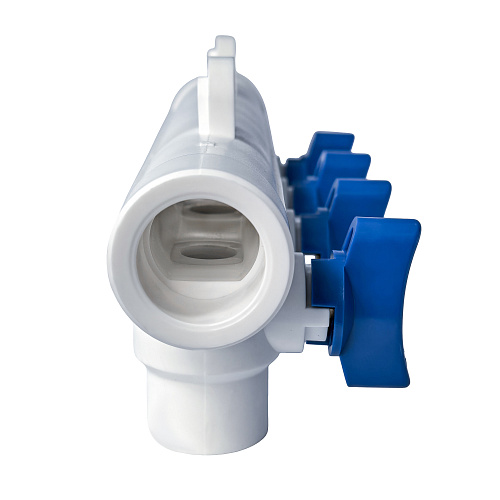 Коллектор с шаровым краном универсальный PPR 25х20/4, RTP