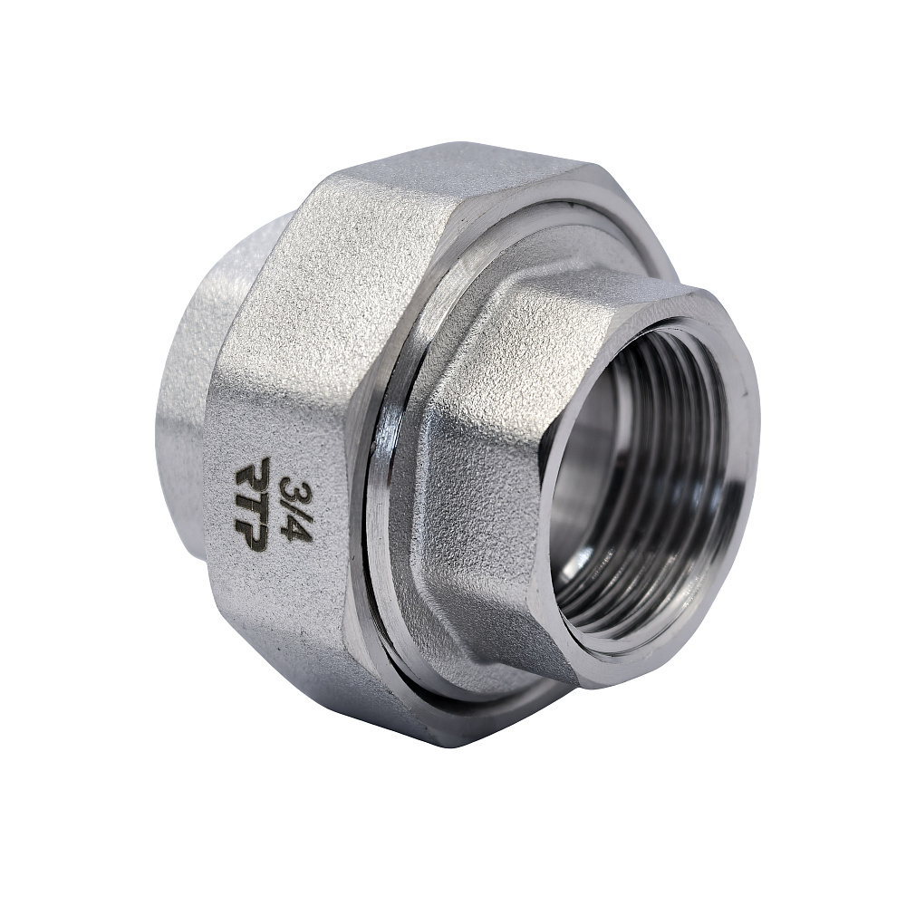 Американка прямая, латунь, внутренняя/внутренняя резьба 3/4", никель, RTP