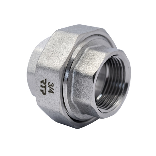 Американка прямая, латунь, внутренняя/внутренняя резьба  3/4", никель, RTP