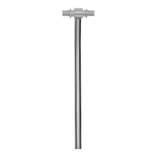 Трубка приборная Т-образная аксиальная, латунь,20х250х16, хромированная, RTP