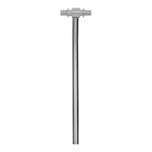 Трубка приборная Т-образная аксиальная, латунь,20х250х16, хромированная, RTP