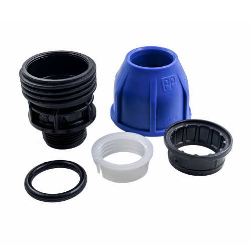 Муфта компрессионная, полипропилен наружная резьба 25х 3/4", для полиэтиленовых труб, РТП