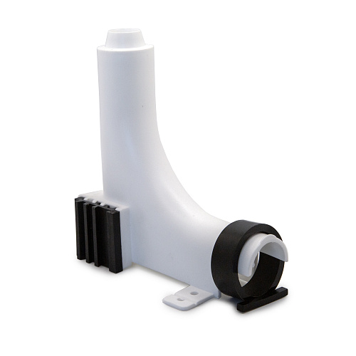 Фиксатор поворота угла тип "башмак" 16-20х90°,  белый, RTP