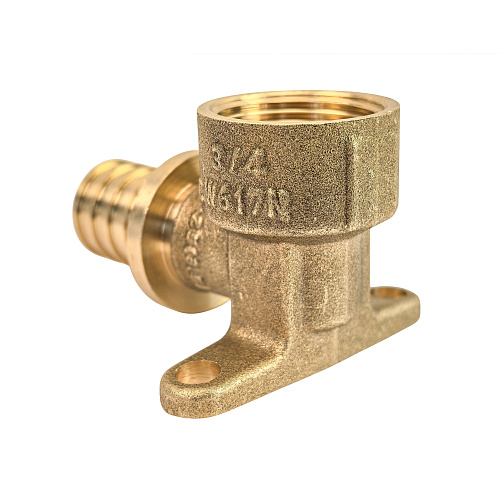 Водорозетка аксиальная, латунь, внутренняя резьба,25х3/4", желтый, RTP