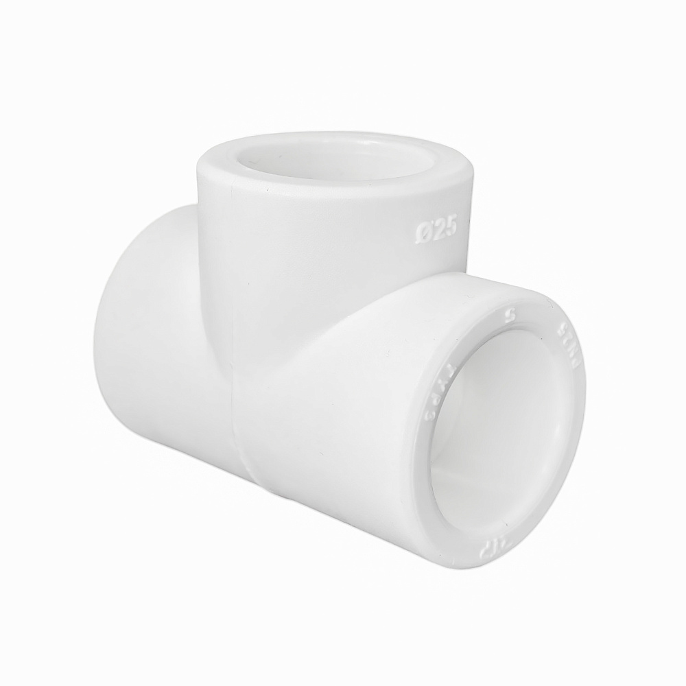 Тройник PPR  25х25х90, PN25 белый, РТП