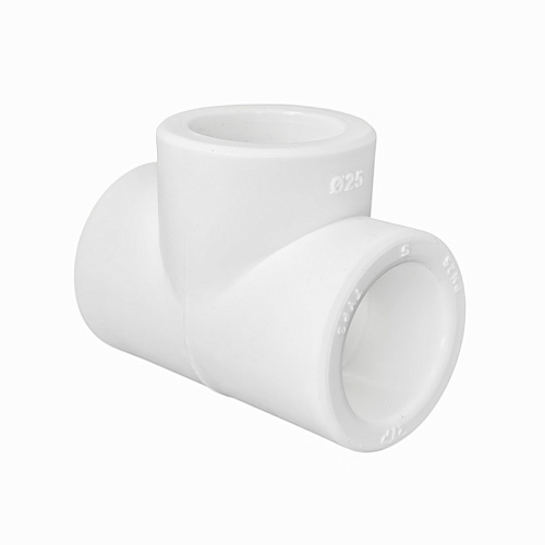 Тройник PPR  25х25х90, PN25 белый, РТП