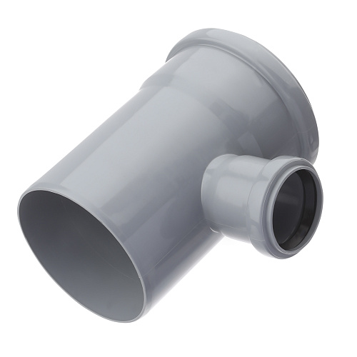 Тройник ВК ПП 110/50х87, серый,РТП