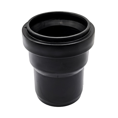 Переход с пластиковой на чёрную канализацию ВК ПП  50/48, черный,РТП