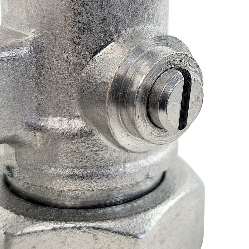 Узел Н-образный для нижнего подключения радиатора прямой, латунь  3/4", индивидуальная упаковка, никелированный, RTP