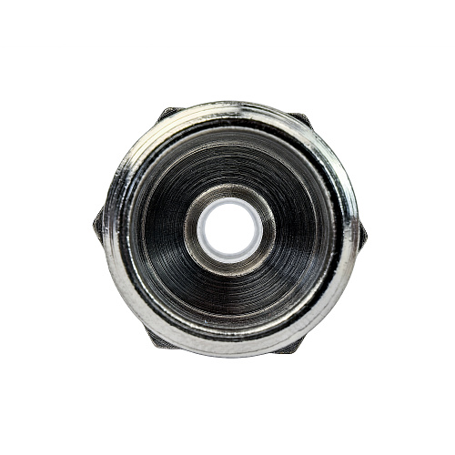 Штуцер для шланга, латунь, наружная резьба 10х1/2", никель, RTP