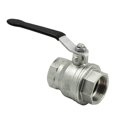 Кран шаровой ГОСТ ручка рычаг, латунь, внутренняя/внутренняя резьба 3/4",PN40 никель, RTP