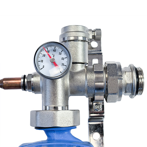 Насосно-смесительный узел для коллектора (без насоса) 1"х1 1/2", RTP