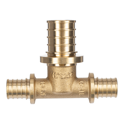 Тройник переходной аксиальный, латунь,16х25х16, желтый, RTP