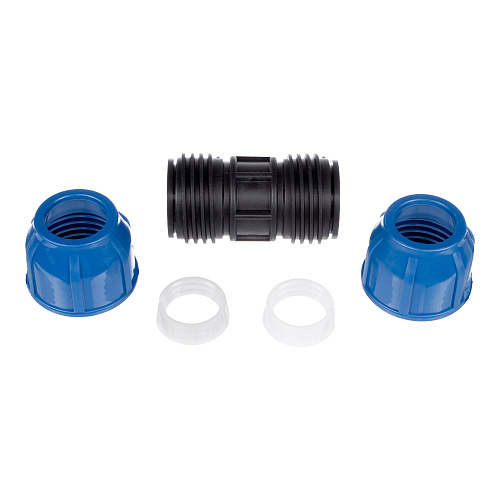 Муфта компрессионная, полипропилен 32, для полиэтиленовых труб, РТП