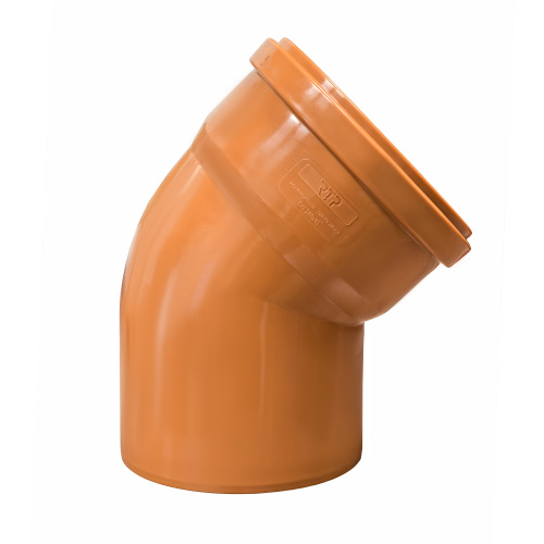 Отвод НК ПП 160х45, рыжий,РТП