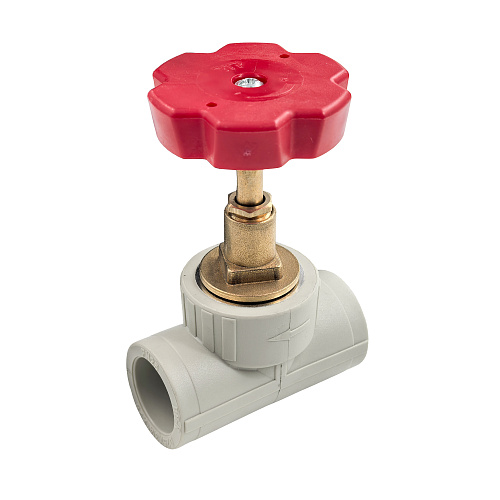 Вентиль в сборе PPR 25х90,  серый, RTP