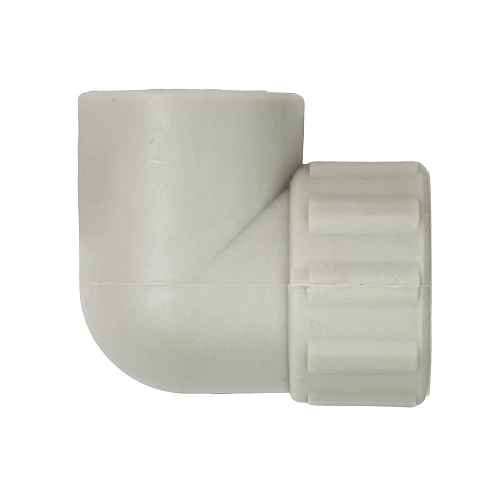 Угольник комбинированный PPR внутренняя резьба 25х 1/2,  серый, РТП