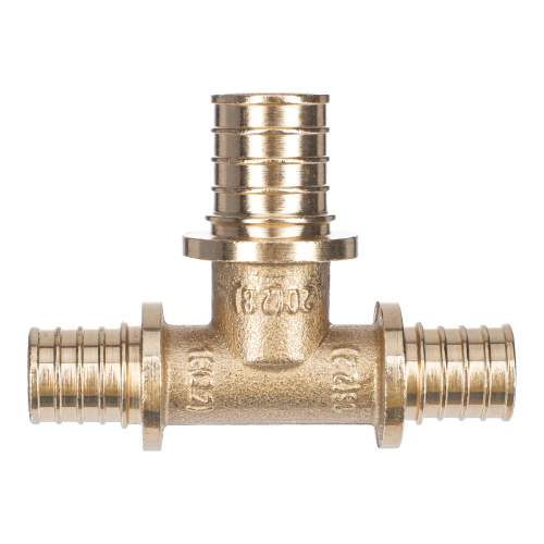 Тройник переходной аксиальный, латунь,20х16х16, желтый, RTP