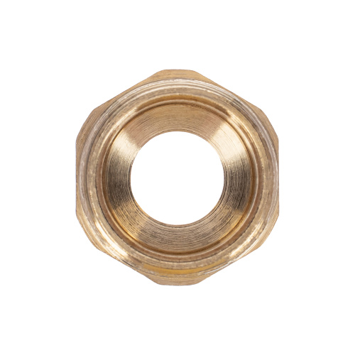 Муфта аксиальная, латунь, наружная резьба,20х3/4", желтый, RTP