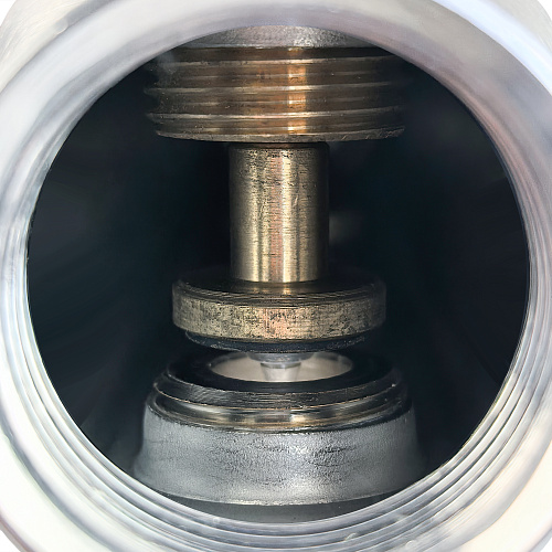 Коллекторная группа с регулирующими клапанами, расходомерами, воздухоотводчиками, обратными и дренажными клапанами, кронштейном (евроконус 3/4") нержавеющая сталь SUS 304 1"х 11 выходов, RTP