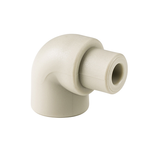 Угольник PPR внутреннее/наружное присоединение 20х90, серый, РТП