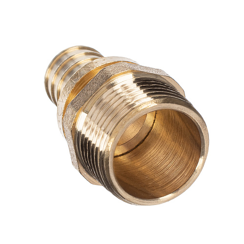 Муфта аксиальная, латунь, наружная резьба,20х3/4", желтый, RTP