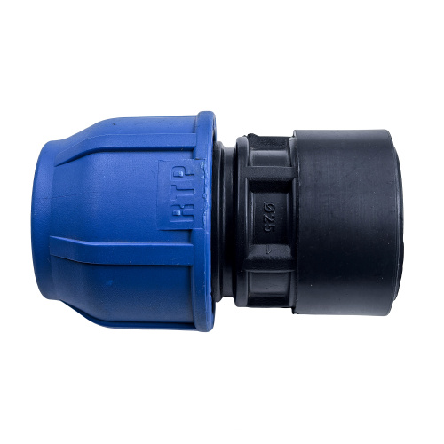 Муфта компрессионная, полипропилен внутренняя резьба 25х1", для полиэтиленовых труб, РТП