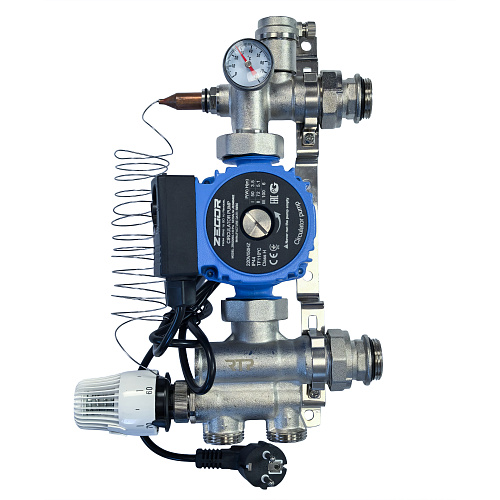 Насосно-смесительный узел для коллектора (без насоса) 1"х1 1/2", RTP