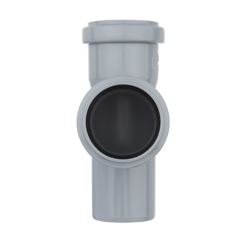 Тройник ВК ПП 50/50х87, серый,РТП