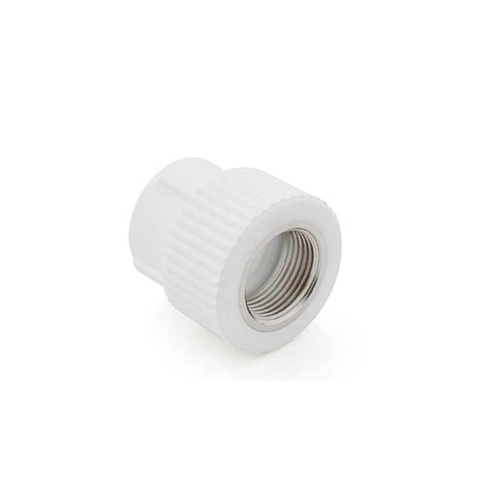 Муфта комбинированная PPR внутренняя резьба 32х 1/2" PN25 белый РТП