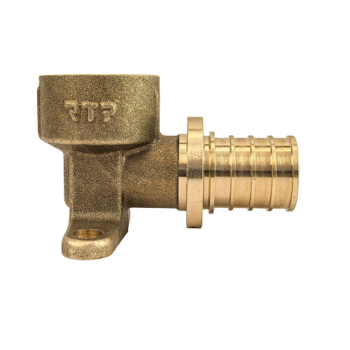 Водорозетка аксиальная, латунь, внутренняя резьба,25х3/4", желтый, RTP