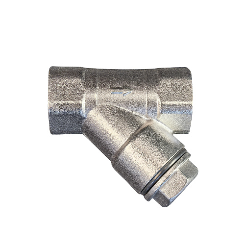 Фильтр, латунь, внутренняя/внутренняя резьба 1/2"х45°, никель, RTP