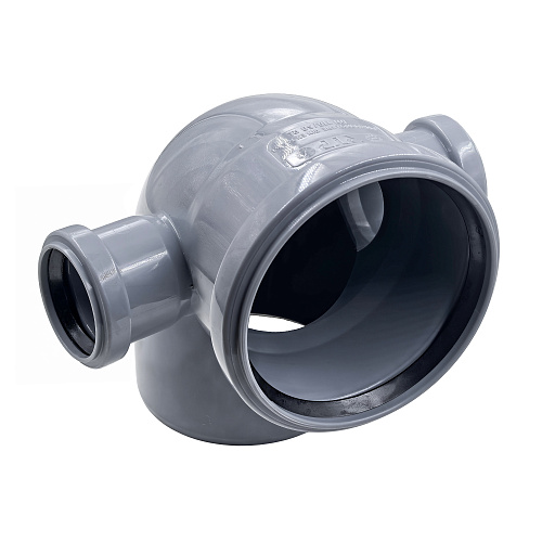 Отвод левый/правый ВК ПП 110/50х87, серый,РТП