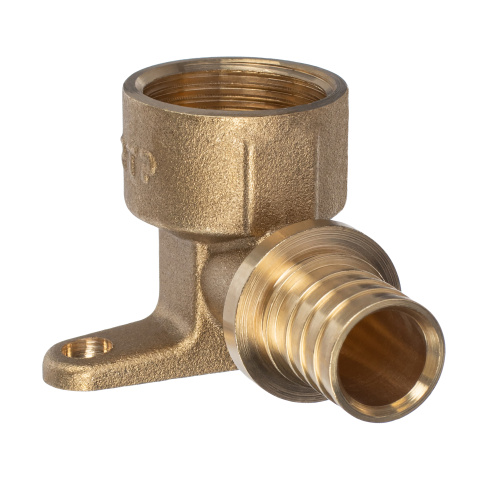 Водорозетка аксиальная, латунь, внутренняя резьба,20х3/4", желтый, RTP