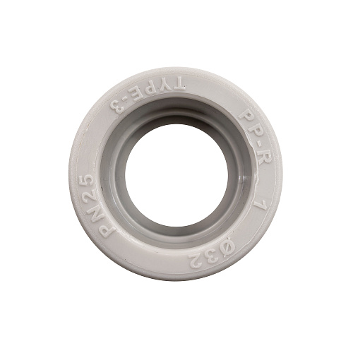 Муфта комбинированная PPR внутренняя резьба 32х 3/4,  серый, РТП