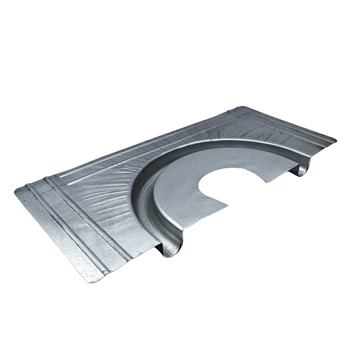 Пластина теплораспределительная поворотная оцинкованная сталь 16 мм 180°х150, RTP