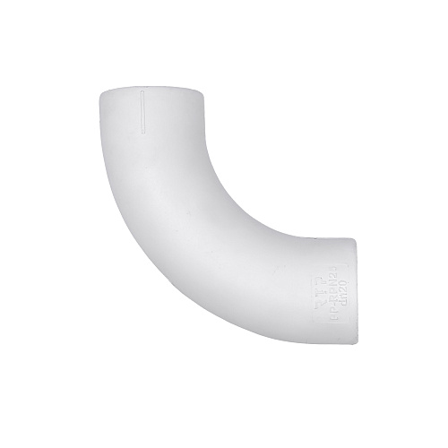 Угольник плавноизогнутый, PPR, внутреннее/внутреннее соединение 32х90°, белый, RTP