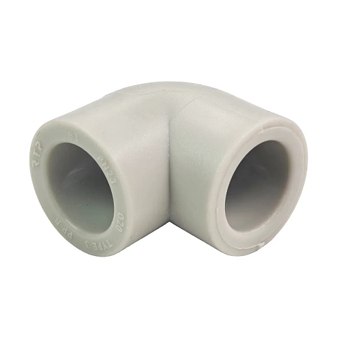 Угольник PPR 20х90, PN25 серый, РТП