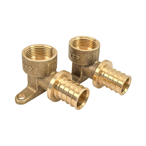 Водорозетка аксиальная, латунь, внутренняя резьба,25х3/4", желтый, RTP