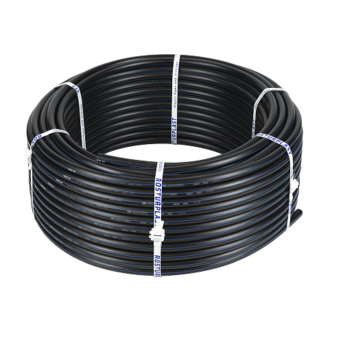 Труба ПНД питьевая напорная ПЭ100 20х2,0х 50, SDR11,PN16,черный, РТП