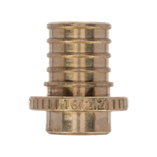 Заглушка аксиальная, латунь,16, желтый, RTP