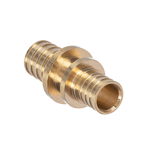 Муфта переходная аксиальная, латунь,16/20, желтый, RTP