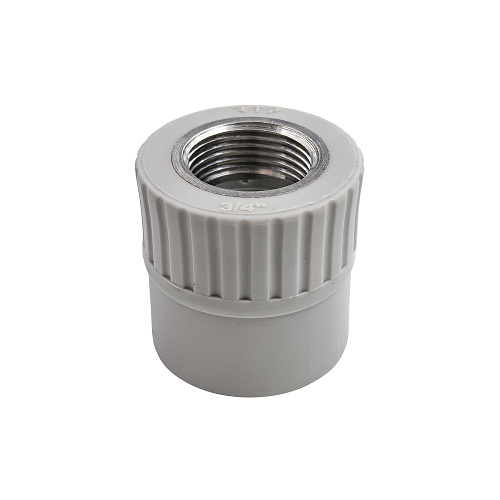 Муфта комбинированная PPR внутренняя резьба 32х 3/4,  серый, РТП
