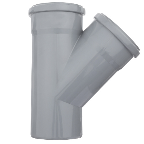 Тройник ВК ПП 110/110х45, серый,РТП